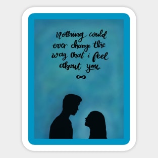 After Movie Book Series Aquarium Scene Quote Sticker